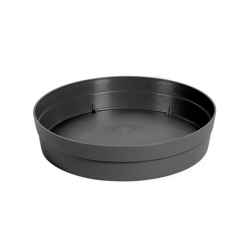 Toscane round saucer - Ø15cm - Anthracite - EDA Plastics