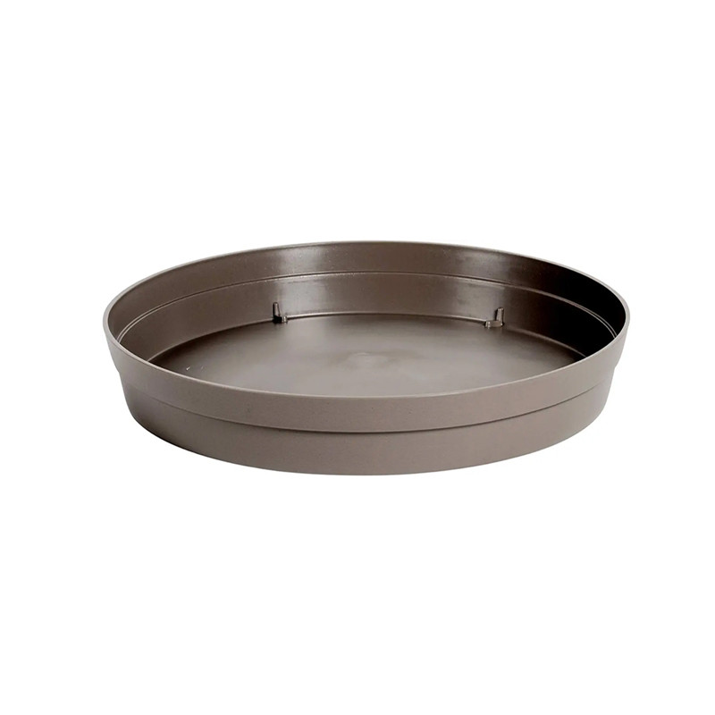Runde Untertasse Toskana - Ø22.5cm - Taupe - EDA Kunststoffe