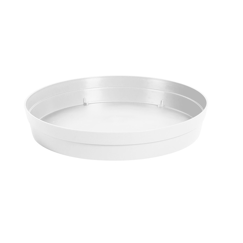 Tuscan round saucer - Ø22.5cm - White - EDA Plastics
