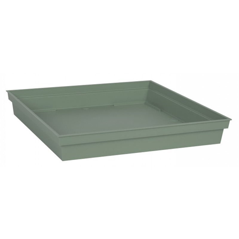 Tuscan square saucer - 32.6x32.6cm - Laurel green - EDA Plastics