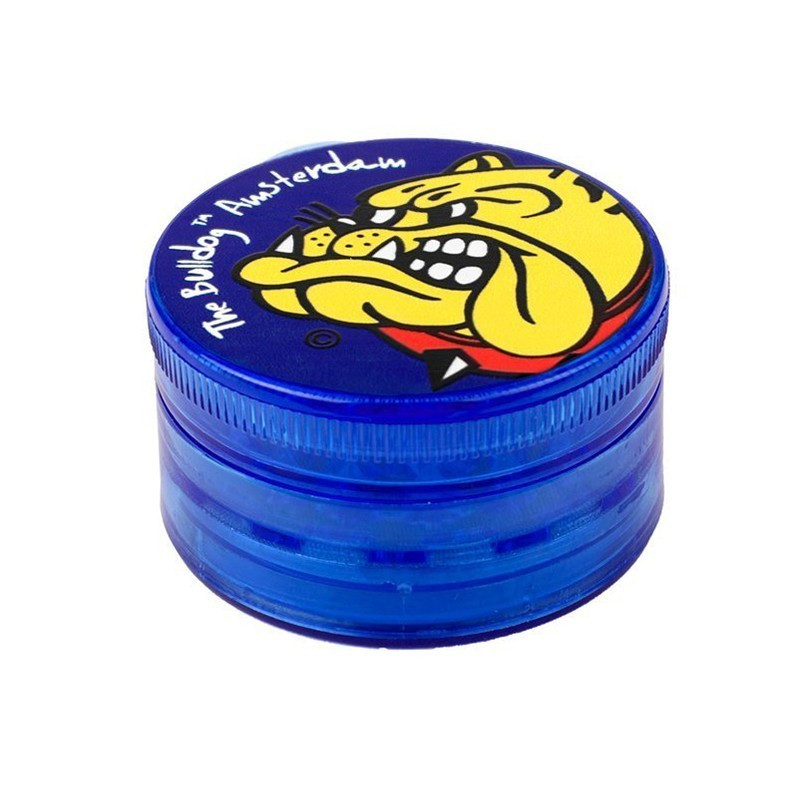 4-part grinder - Blue plastic - The Bulldog