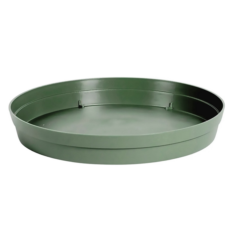 Toscaans rond schoteltje - Ø28cm - Lauriergroen - EDA Kunststof
