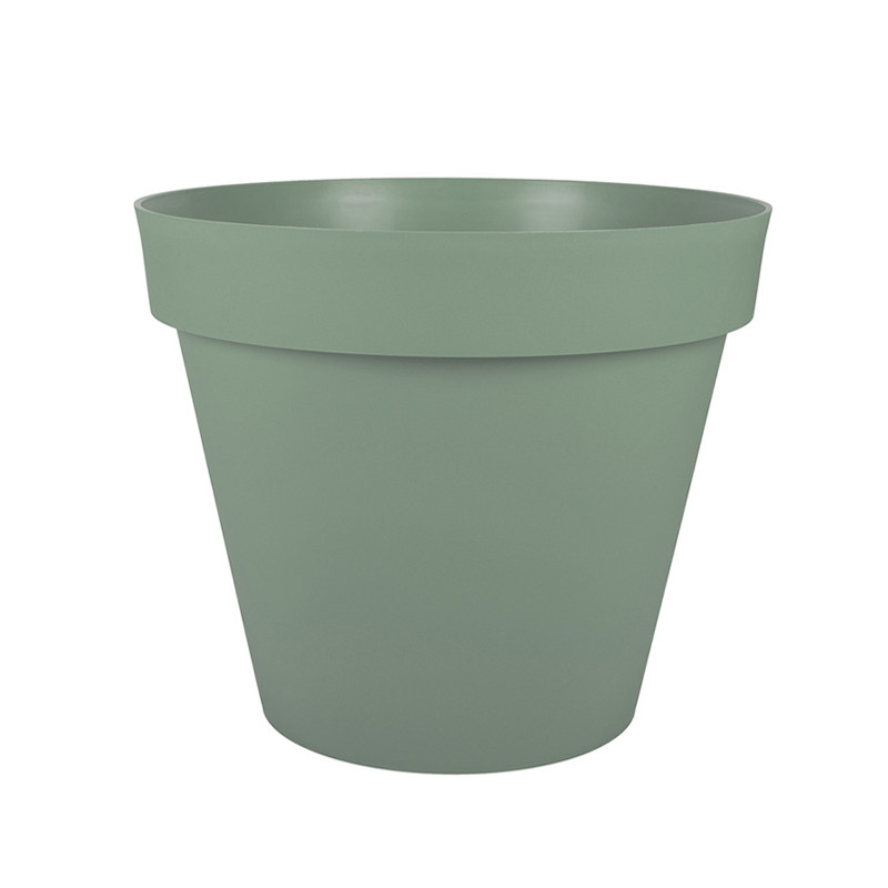 Runder Topf Toskana - 25x20.6cm - 6L - Lorbeergrün - EDA kunststoffe