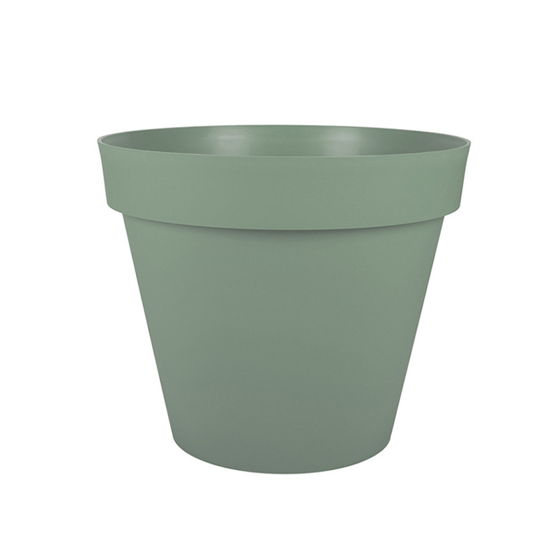 Maceta Toscana Redonda - 13x11.6cm - 1.1L - Verde Laurel - EDA plástico