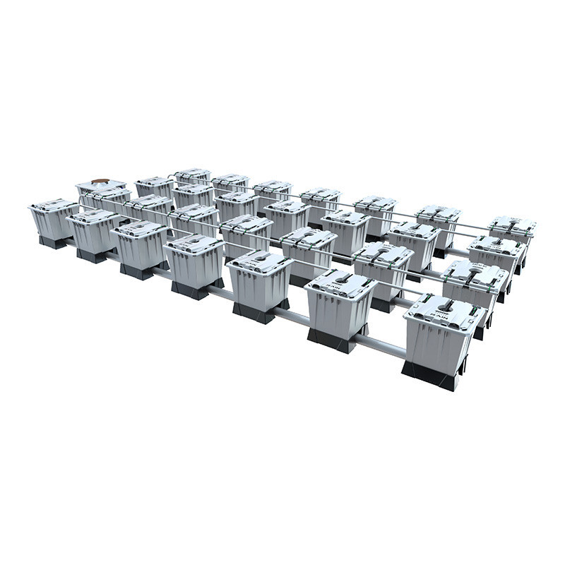 Sistema de Alien Lluvia de Plata - 28 macetas de 15L + tanque de 550L - Alien Hidroponía Sistema de Alien Lluvia de Plata - 28 macetas de 15L + tanque de 550L - Alien Hidroponía
