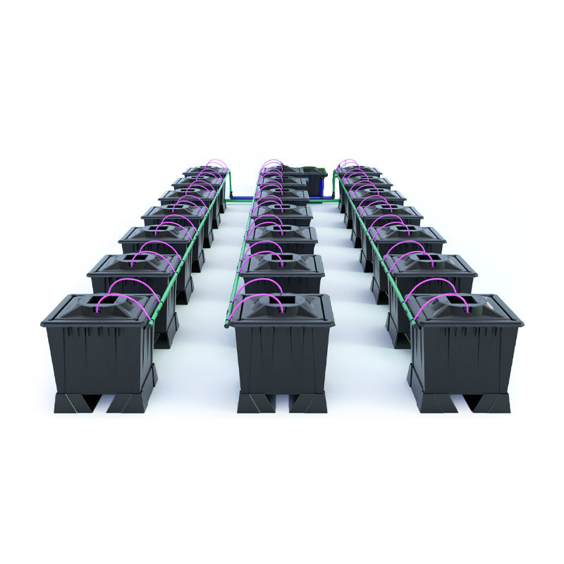Alien sistema Aero Negro 21 ollas de 30L + tanque 280L - Alien Hidroponía
