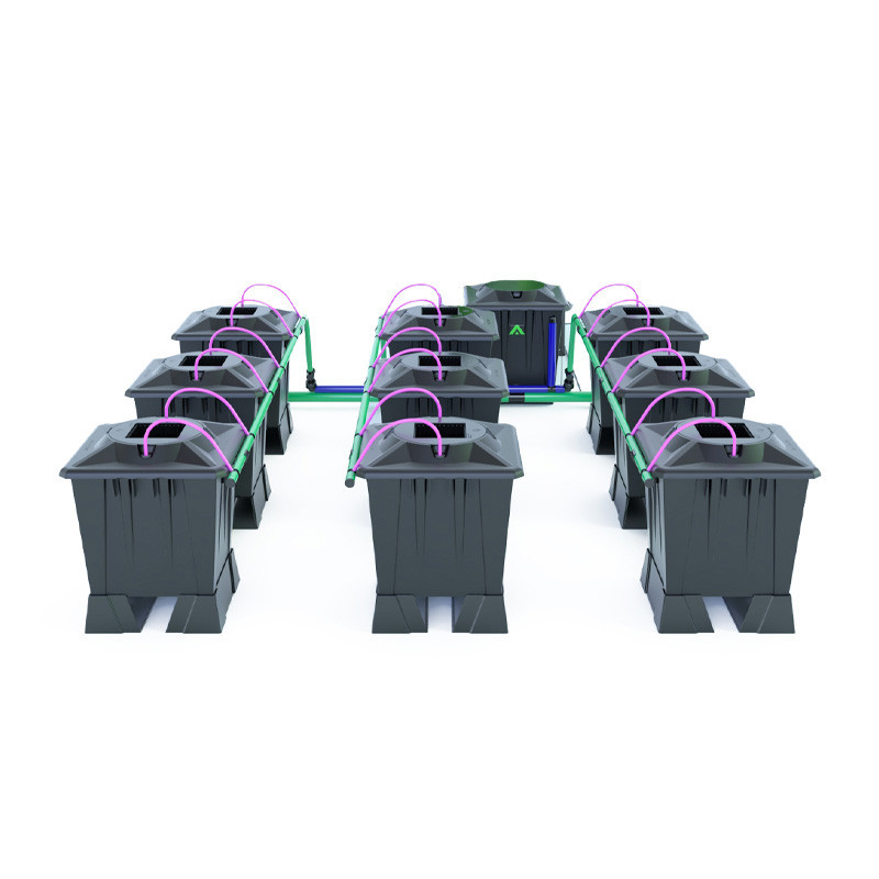 Alien Aero Black System - 9 x 15L potten - Alien Hydroponics