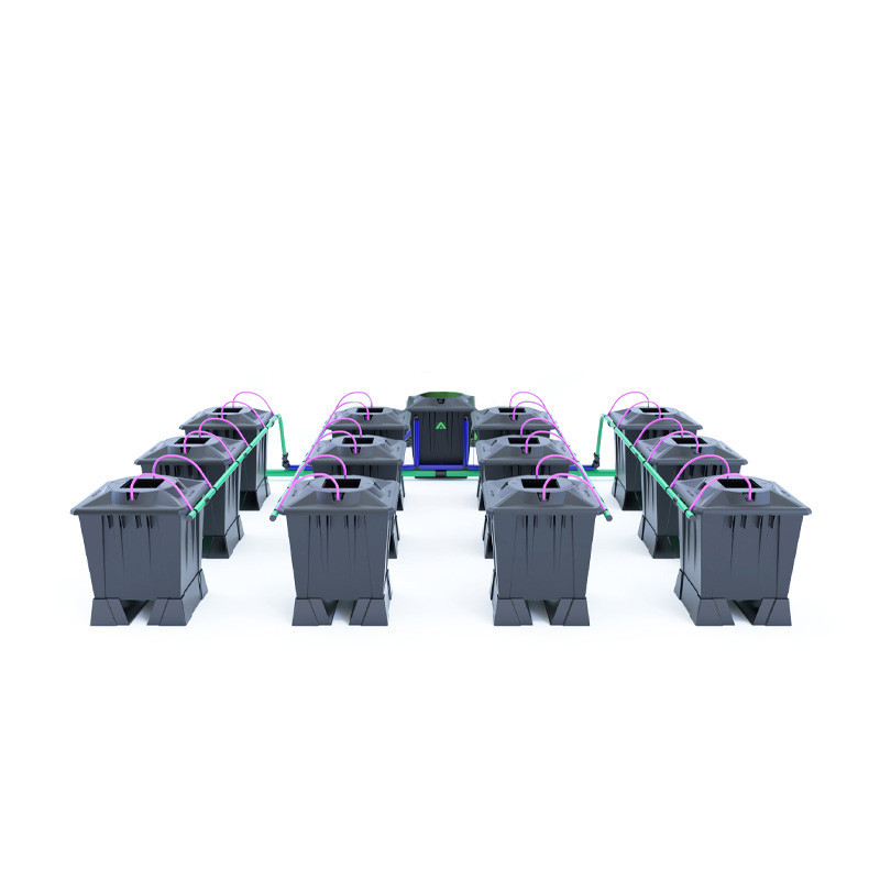 Alien Aero Black System - 12 x 15L potten -.. Alien Hydroponics