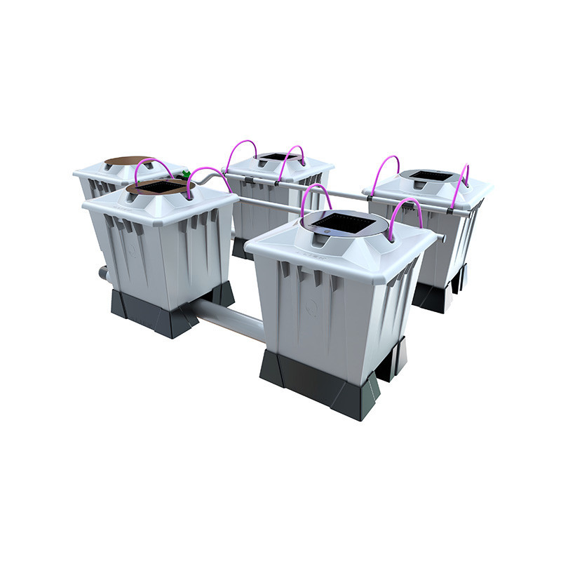 Alien Aero Pro Silver System - 4 x 15L potten -.. Alien Hydroponics Alien Aero Pro Silver System - 4 x 15L potten -.. Alien Hydroponics