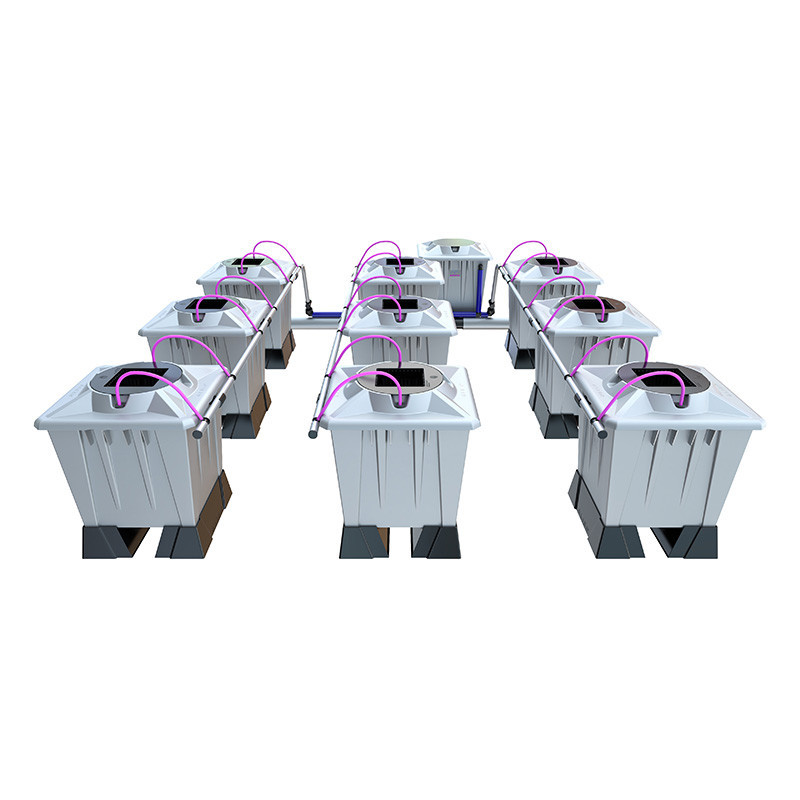 Alien sistema Aero Pro Silver - 9 macetas de 15L + tanque de 120L - Alien Hidroponía