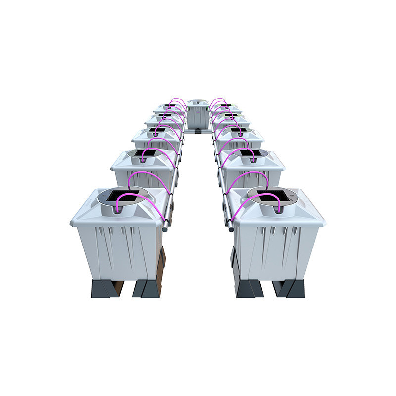 Alien sistema Aero Pro Silver - 10 macetas de 15L + tanque de 120L - Alien Hidroponía