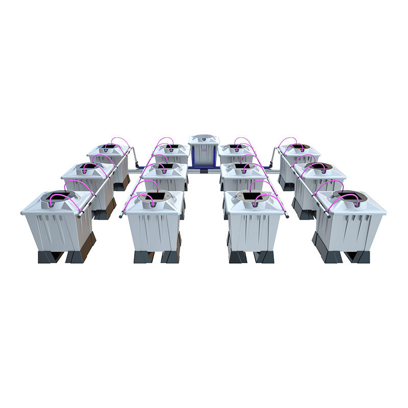 Alien Aero Pro Silver System - 12 x 15L potten -.. Alien Hydroponics Alien Aero Pro Silver System - 12 x 15L potten -.. Alien Hydroponics