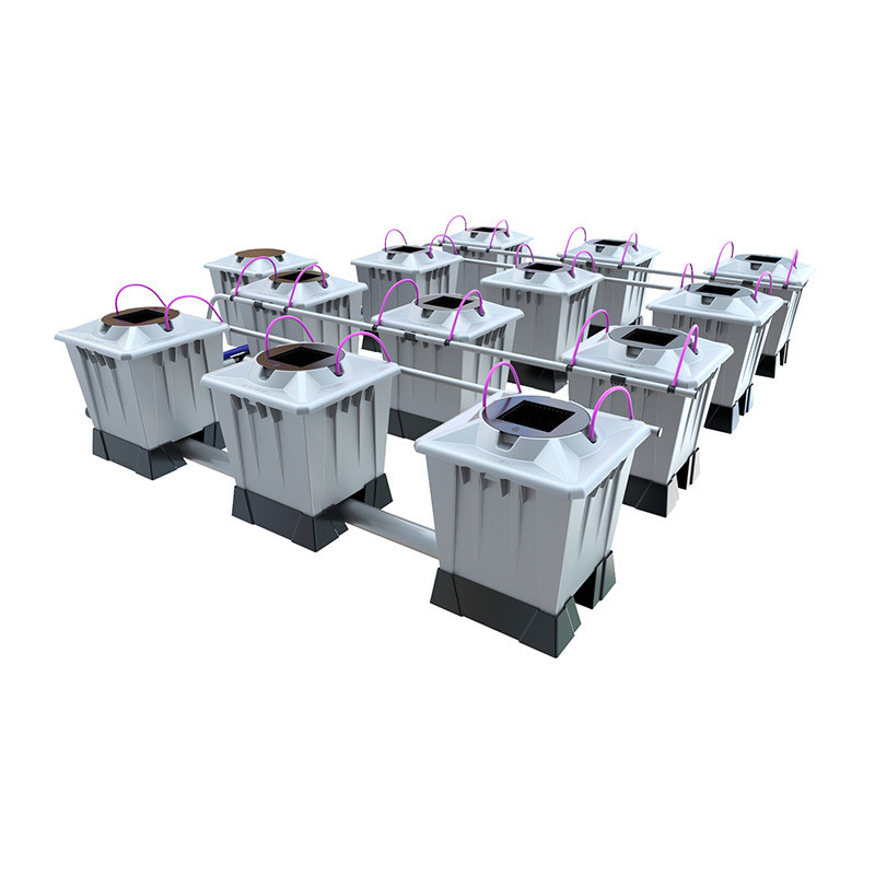 Alien sistema Aero Pro Silver - 12 macetas de 15L + tanque de 120L - Alien Hidroponía Alien sistema Aero Pro Silver - 12 macetas de 15L + tanque de 120L - Alien Hidroponía