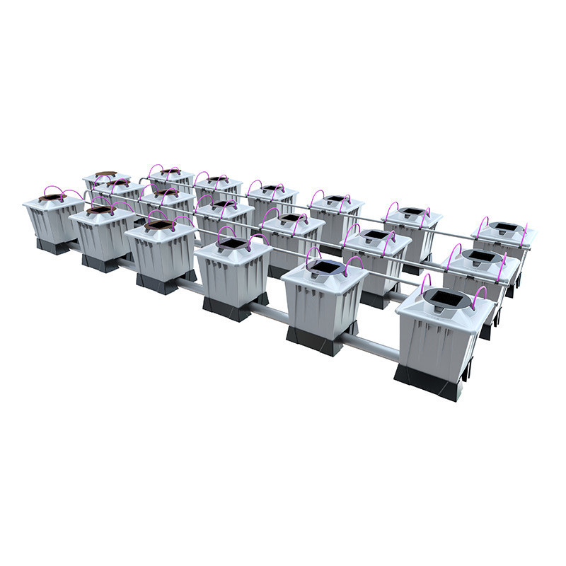 Alien sistema Aero Pro Plata - 18 macetas de 15L + tanque 280L - Alien Hidroponía Alien sistema Aero Pro Plata - 18 macetas de 15L + tanque 280L - Alien Hidroponía