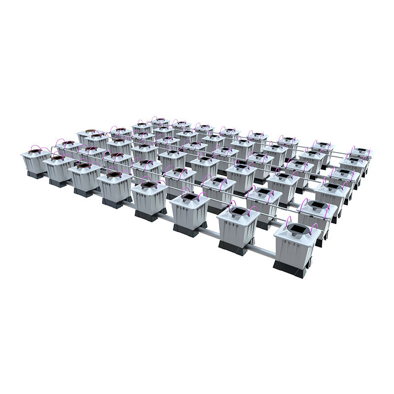 Alien sistema Aero Pro Plata - 48 macetas de 15L + tanque de 550L - Alien Hidroponía