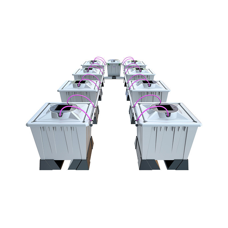 Alien Aero Pro Silver System - 8 x 30L potten -.. Alien Hydroponics Alien Aero Pro Silver System - 8 x 30L potten -.. Alien Hydroponics