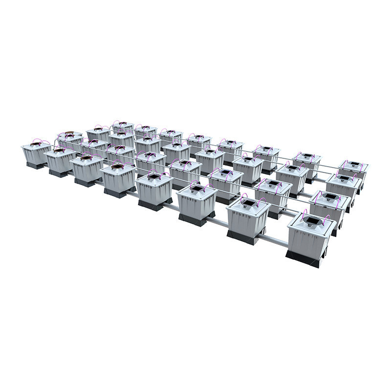 Alien sistema Aero Pro Plata - 32 macetas de 30L + tanque de 550L - Alien Hidroponía Alien sistema Aero Pro Plata - 32 macetas de 30L + tanque de 550L - Alien Hidroponía