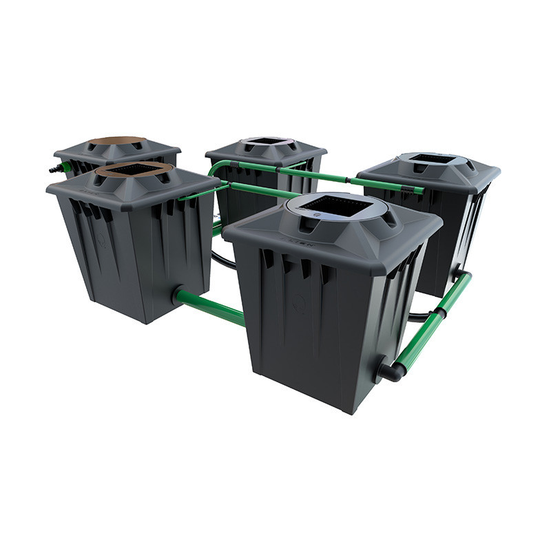 ALIEN RDWC BLACK 4POTS 20L RESERVOIR 120L
