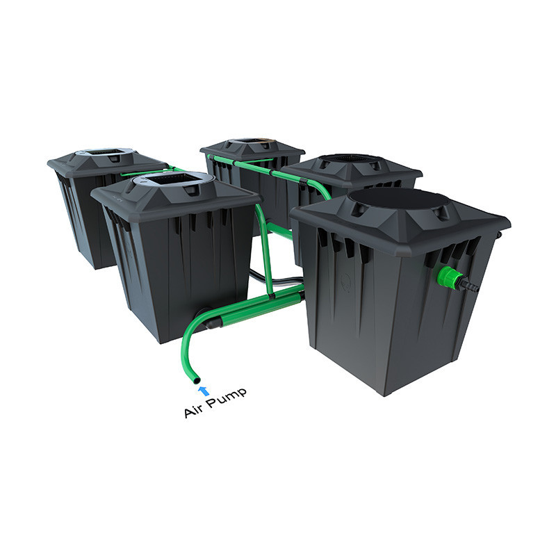 ALIEN RDWC BLACK 4POTS 20L RESERVOIR 120L ALIEN RDWC BLACK 4POTS 20L RESERVOIR 120L