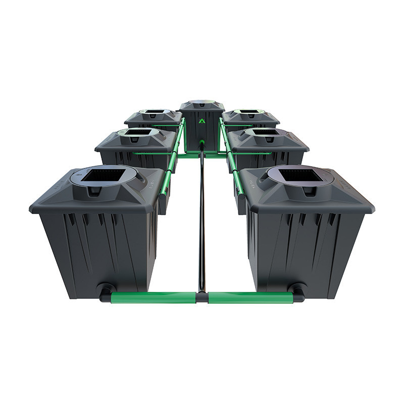ALIEN RDWC BLACK 6POTS 20L RESERVOIR 120L