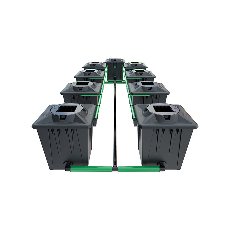 ALIEN RDWC BLACK 8POTS 20L RESERVOIR 120L