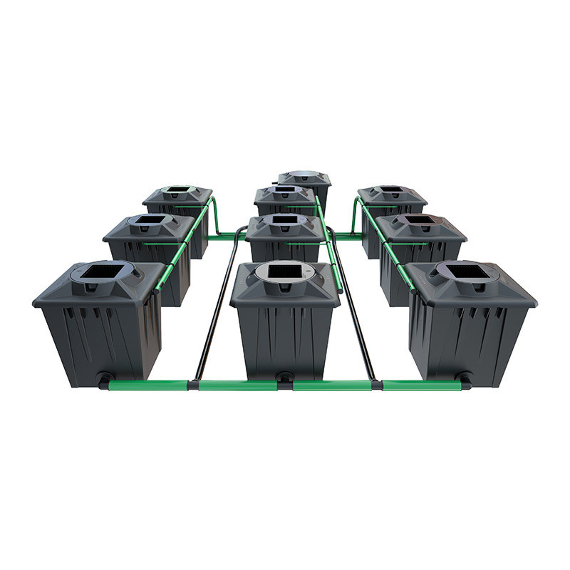 ALIEN RDWC BLACK 9POTS 20L RESERVOIR 120L