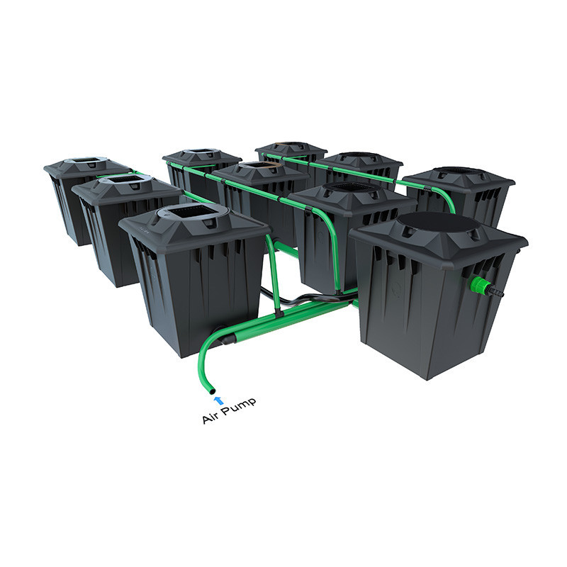 ALIEN RDWC BLACK 9POTS 20L RESERVOIR 120L ALIEN RDWC BLACK 9POTS 20L RESERVOIR 120L