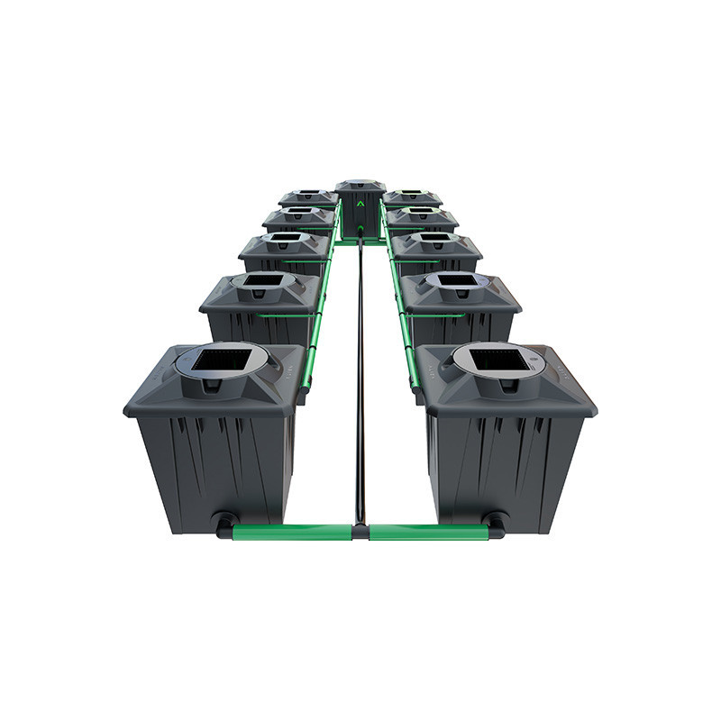 ALIEN RDWC BLACK 10POTS 20L RESERVOIR 120L
