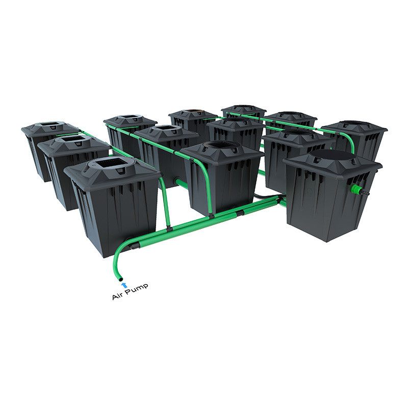 ALIEN RDWC BLACK 12POTS 20L RESERVOIR 120L ALIEN RDWC BLACK 12POTS 20L RESERVOIR 120L