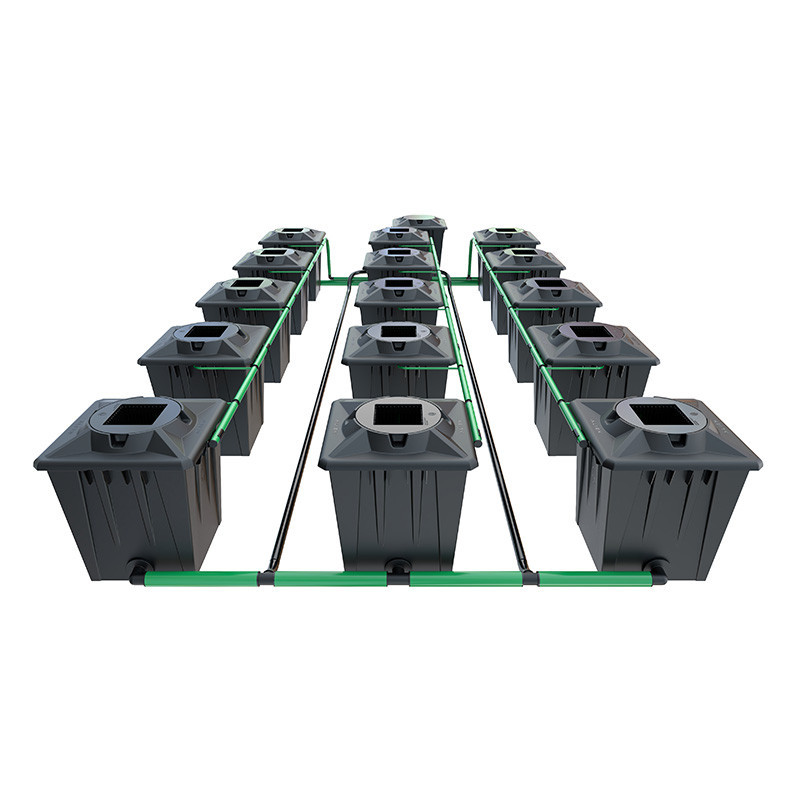 Alien RDWC Black System - 15 x 20L pots - Alien Hydroponics