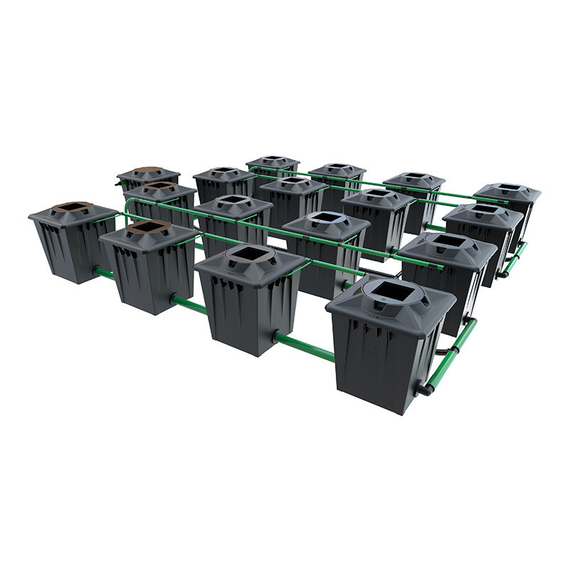 ALIEN RDWC BLACK 16POTS 20L RESERVOIR 280L
