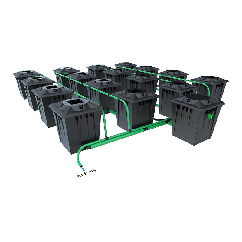 Alien RDWC Black System - 16 x 20L potten -.. Alien Hydroponics Alien RDWC Black System - 16 x 20L potten -.. Alien Hydroponics