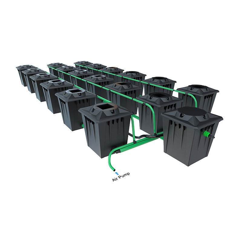 ALIEN RDWC BLACK 18POTS 20L RESERVOIR 280L