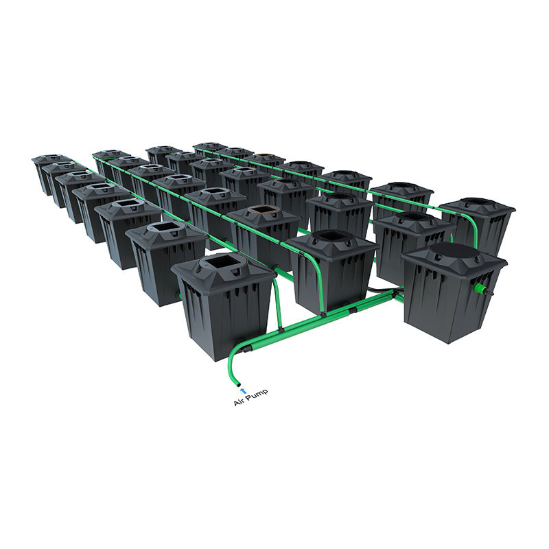 ALIEN RDWC BLACK 28POTS 20L RESERVOIR 280L