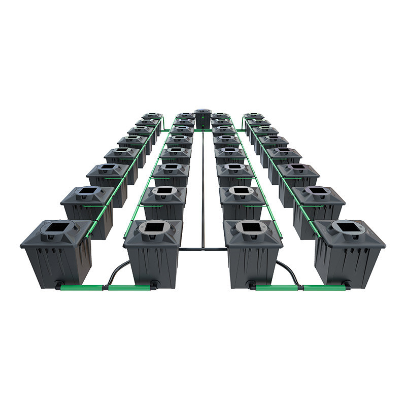 Sistema Alien RDWC Black - 32 vasi da 20 l - Idroponica Alien Sistema Alien RDWC Black - 32 vasi da 20 l - Idroponica Alien