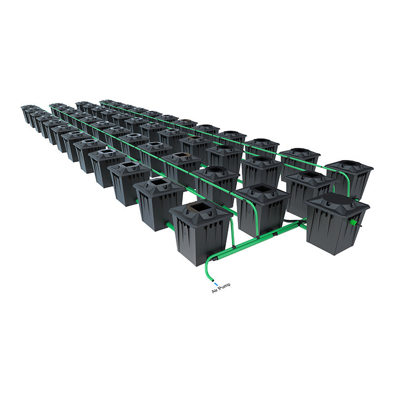 Alien RDWC Black System - 48 x 20L potten -.. Alien Hydroponics Alien RDWC Black System - 48 x 20L potten -.. Alien Hydroponics