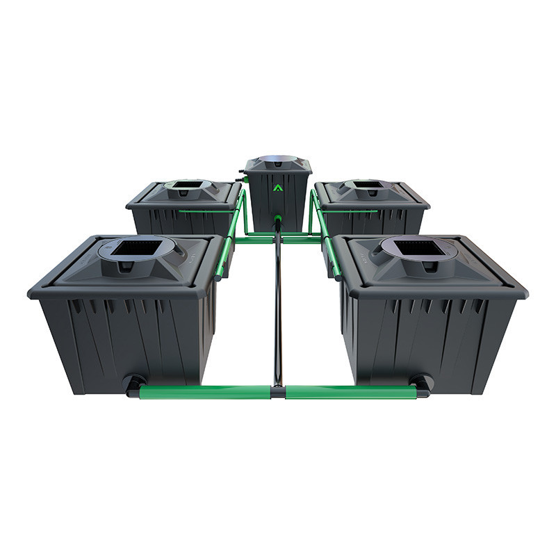 Alien RDWC Black System - 4 x 36L Töpfe - Alien Hydroponics