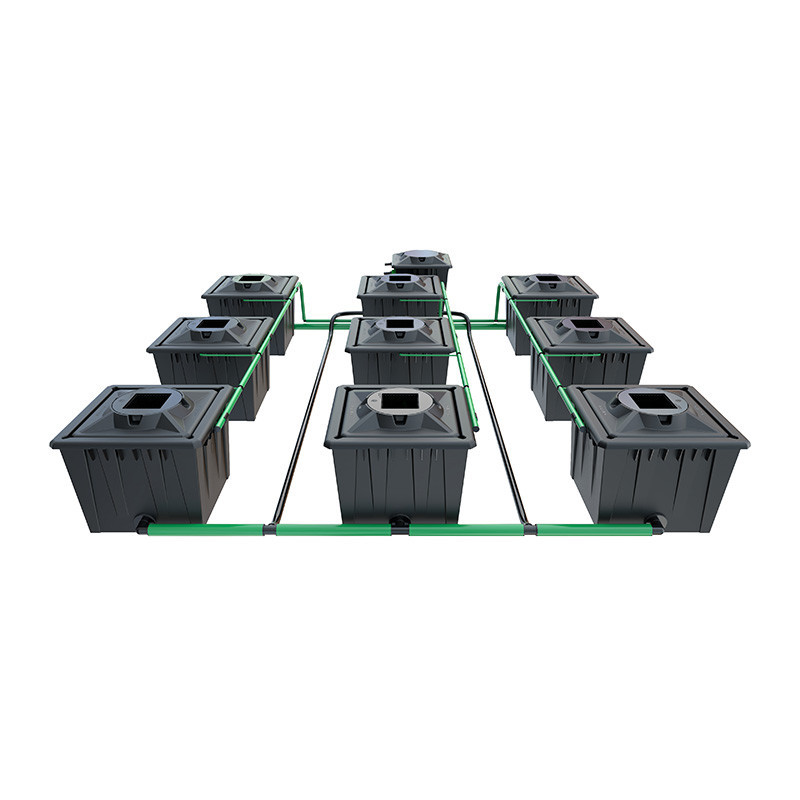 Système Alien RDWC Black - 9 pots de 36L - Alien Hydroponics