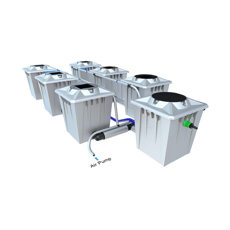 Alien RDWC PRO Silver System - 6 x 20L potten -.. Alien Hydroponics Alien RDWC PRO Silver System - 6 x 20L potten -.. Alien Hydroponics