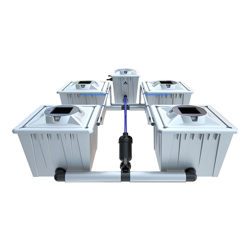 Sistema Alien RDWC PRO Silver - 4 vasi da 36 litri - Alien Idroponica