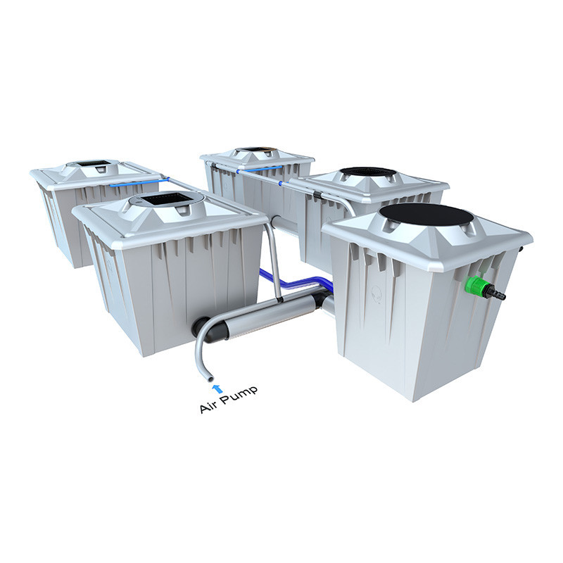Sistema Alien RDWC PRO Silver - 4 vasi da 36 litri - Alien Idroponica Sistema Alien RDWC PRO Silver - 4 vasi da 36 litri - Alien Idroponica