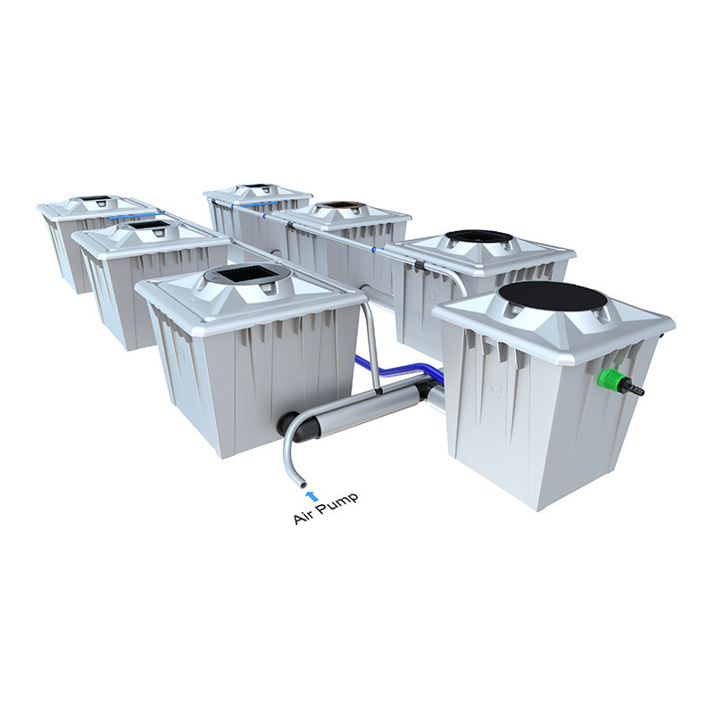 Alien RDWC PRO Silver System - 6 x 36L potten -.. Alien Hydroponics Alien RDWC PRO Silver System - 6 x 36L potten -.. Alien Hydroponics