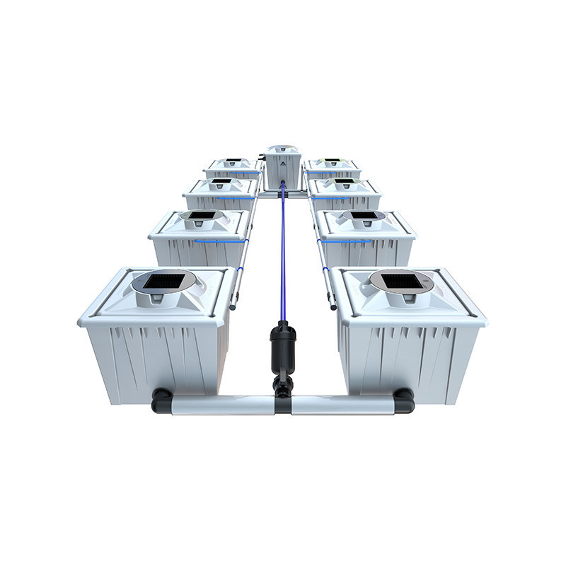 Alien RDWC PRO Silver System - 8 x 36L potten -.. Alien Hydroponics Alien RDWC PRO Silver System - 8 x 36L potten -.. Alien Hydroponics
