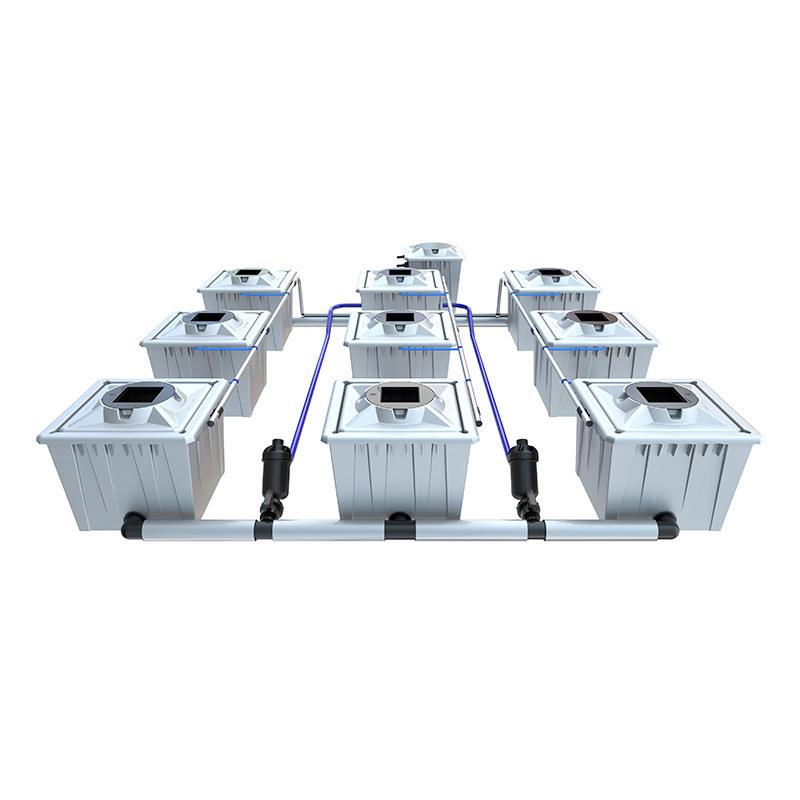 Sistema Alien RDWC PRO Silver - 9 vasi da 36 l - Idroponica Alien