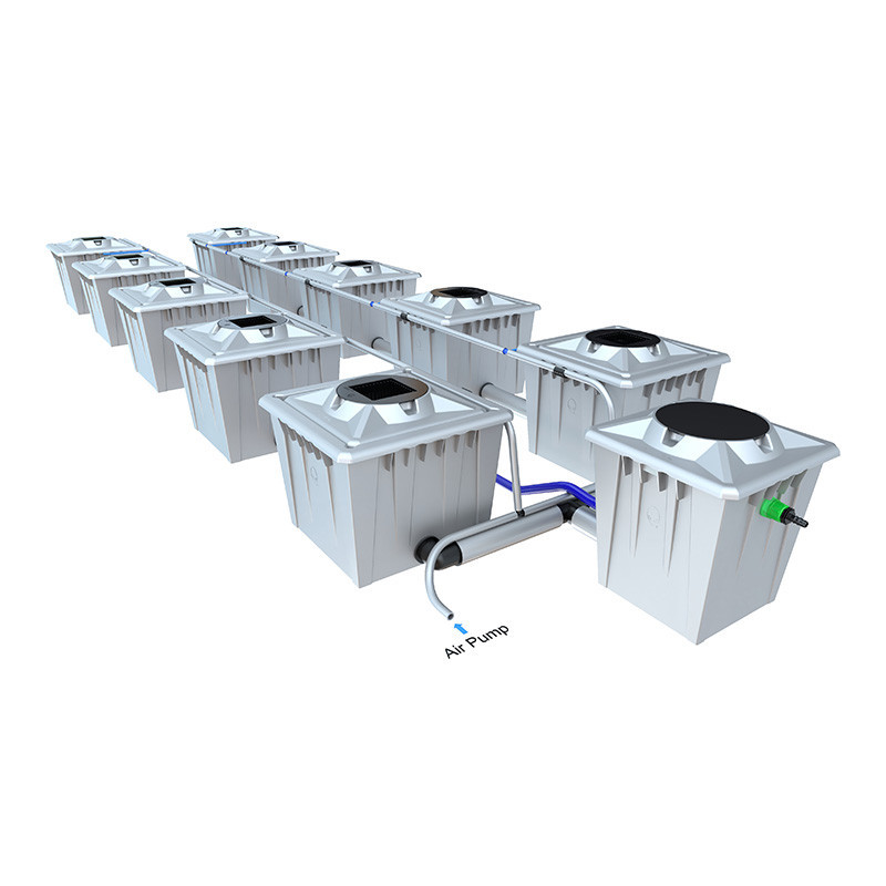 Alien RDWC PRO Silver System - 10 x 36L potten -.. Alien Hydroponics Alien RDWC PRO Silver System - 10 x 36L potten -.. Alien Hydroponics