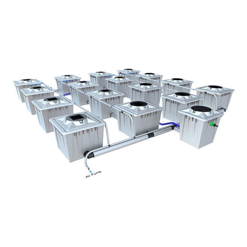 ALIEN RDWC PRO SILVER 16POTS 36L RESERVOIR 280L ALIEN RDWC PRO SILVER 16POTS 36L RESERVOIR 280L