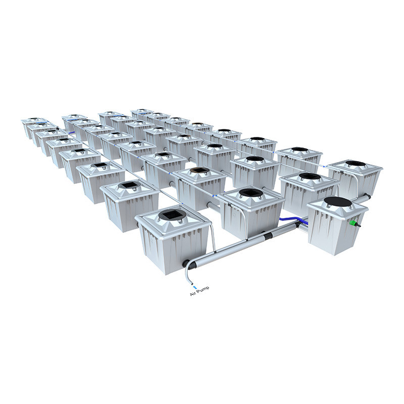 Alien RDWC PRO Silver System - 32 x 36L potten -.. Alien Hydroponics Alien RDWC PRO Silver System - 32 x 36L potten -.. Alien Hydroponics