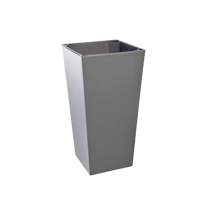 IN- & OUTDOOR POT ELISE GLOSS 20 CM STONEGREY