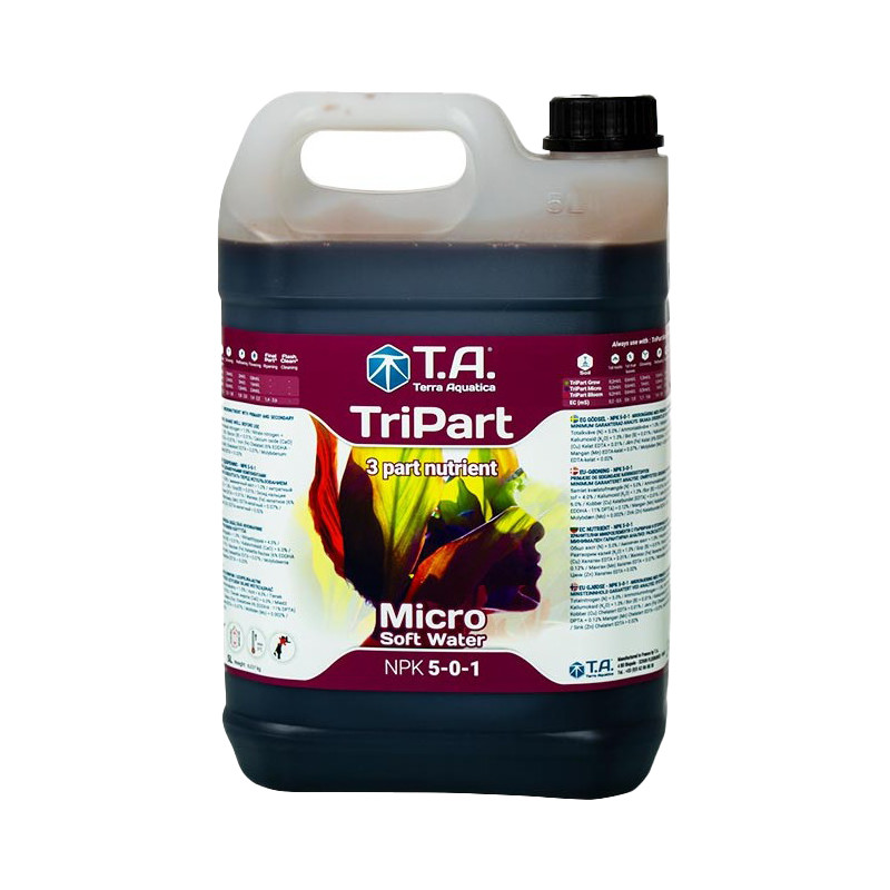 Engrais - TripartMicro - Eau douce - 5L - Terra Aquatica GHE