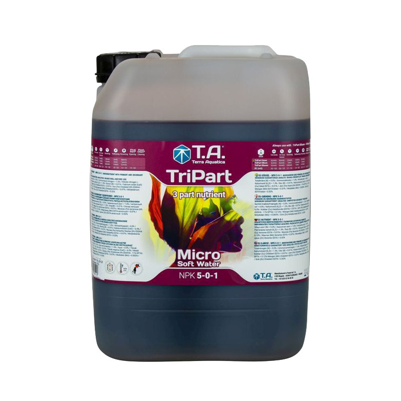 Engrais - TripartMicro - Eau douce - 10L - Terra Aquatica GHE